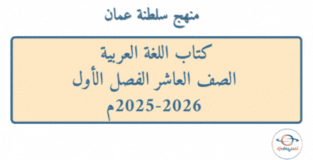 كتاب اللغة العربية الصف العاشر الفصل الأول 2025-2026م