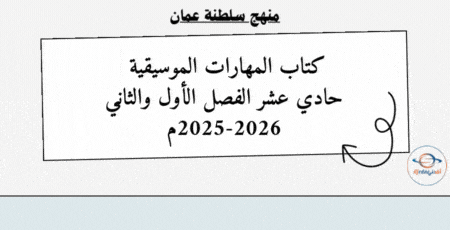 كتاب المهارات الموسيقية الصف الحادي عشر 2025-2026م