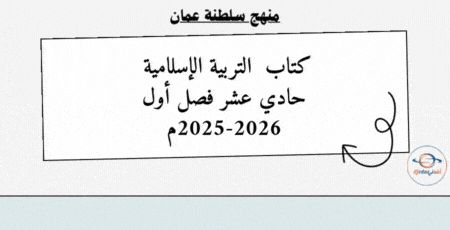 كتاب التربية الإسلامية حادي عشر فصل أول 2025-2026م