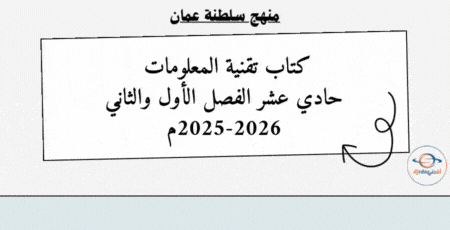 كتاب تقنية المعلومات الصف الحادي عشر 2025-2026م
