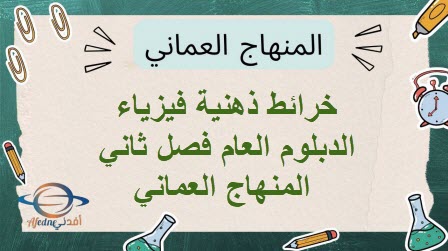 خرائط ذهنية فيزياء الدبلوم العام فصل ثاني المنهاج العماني