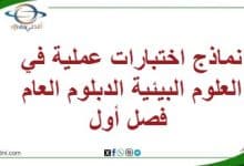 المنهاج العماني 2025-2026 - المناهج الدراسية في سلطنة عمان نماذج اختبارات عملية في العلوم البيئية الدبلوم العام فصل أول